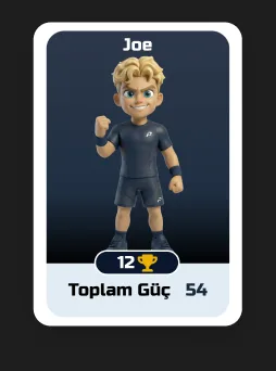 Joe — World Padel Game character from London