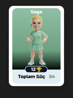 Saga — World Padel Game character from Amsterdam